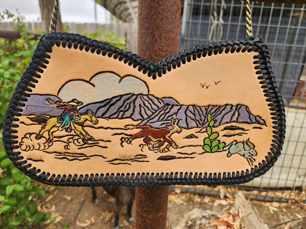 Wild hare clutch/purse
