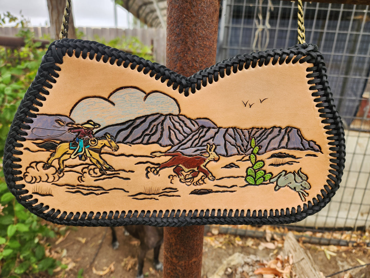 Wild hare clutch/purse