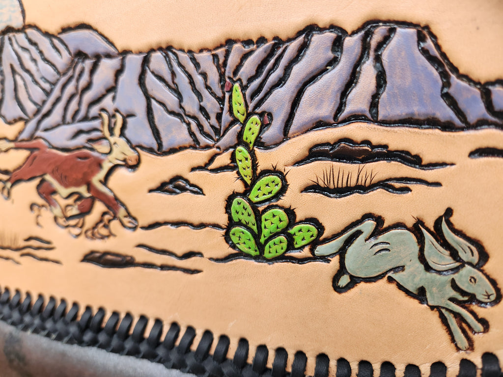 Wild hare clutch/purse