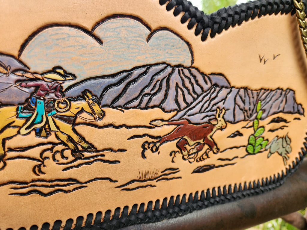 Wild hare clutch/purse
