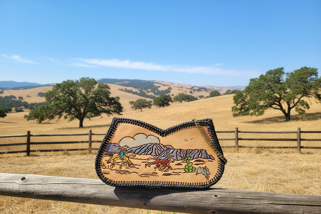 Wild hare clutch/purse